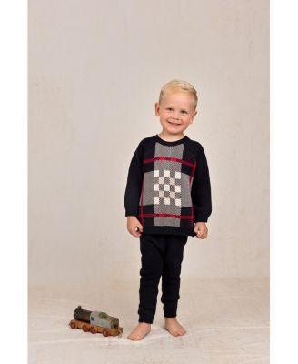 Boys' Plaid Sweater Set - Baby, Little Kid