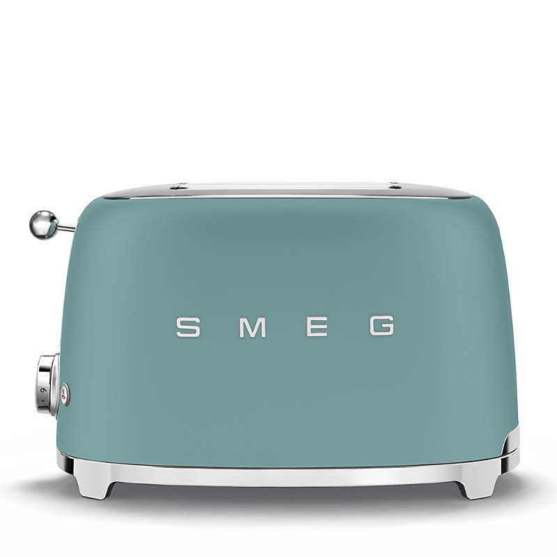 Smeg 2-slice Toaster In Jade Green