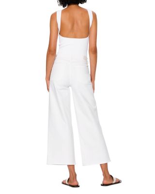 Hepburn Mid Rise Wide Leg Jeans in White