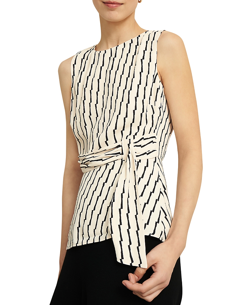 Hobbs London Limited Levens Top In Cream Blac
