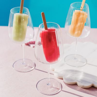 Francesca Amber Water Glass