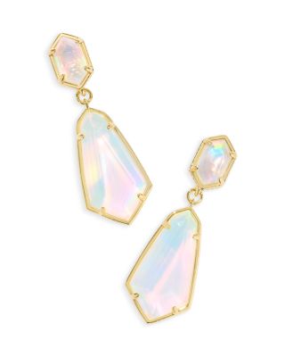 Hallie Mother Of Pearl Convertible Drop Earrings