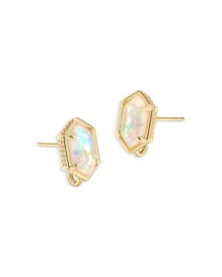 Hallie Mother Of Pearl Convertible Drop Earrings