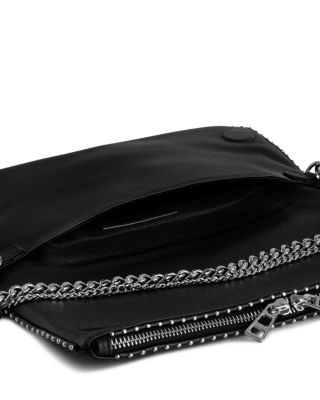 Rock Studded Leather Clutch