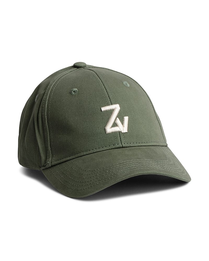 Zadig & Voltaire Klelia Zv Initiale Noir Cap In Khaki