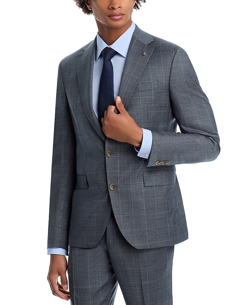 Jack Victor Melange Regular Fit Suit In Grey
