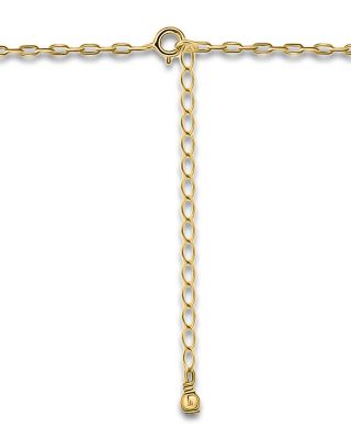 Gold Plate Cultured Freshwater Pearl Heart Drop Charm Necklace, 16" - Exclusive