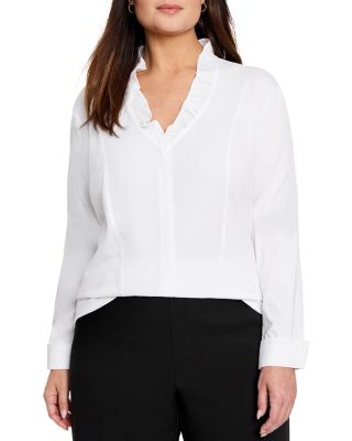 NIC+ZOE Plus - Ruffled Around Top