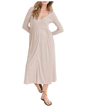 The Softest Rib Nursing Dress