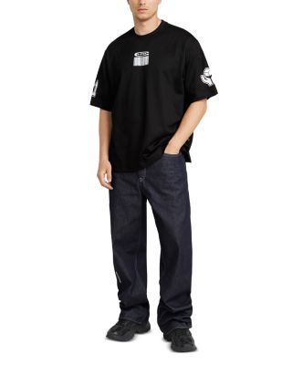 Boxy Fit Barcode Graphic Tee 