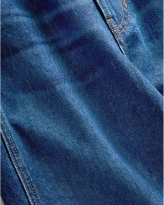 Taylor High Rise Cropped Wide Leg Jeans in Bright Blue