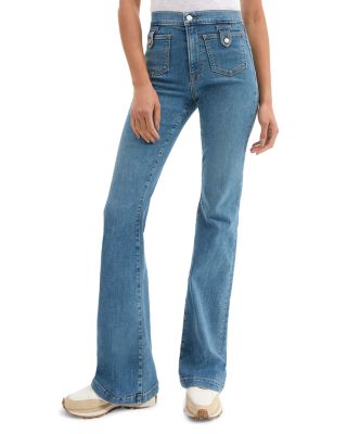 Veronica Beard - Beverly High Rise Skinny Flare Jeans in Enough Said