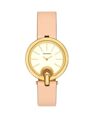 Tory Burch - The Pierced Two Hand Gold Tone Stainless Steel Watch, 36mm