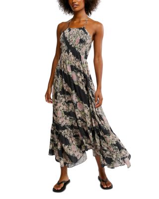 Heat Wave Printed Maxi Dress