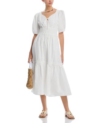 Poplin Midi Dress