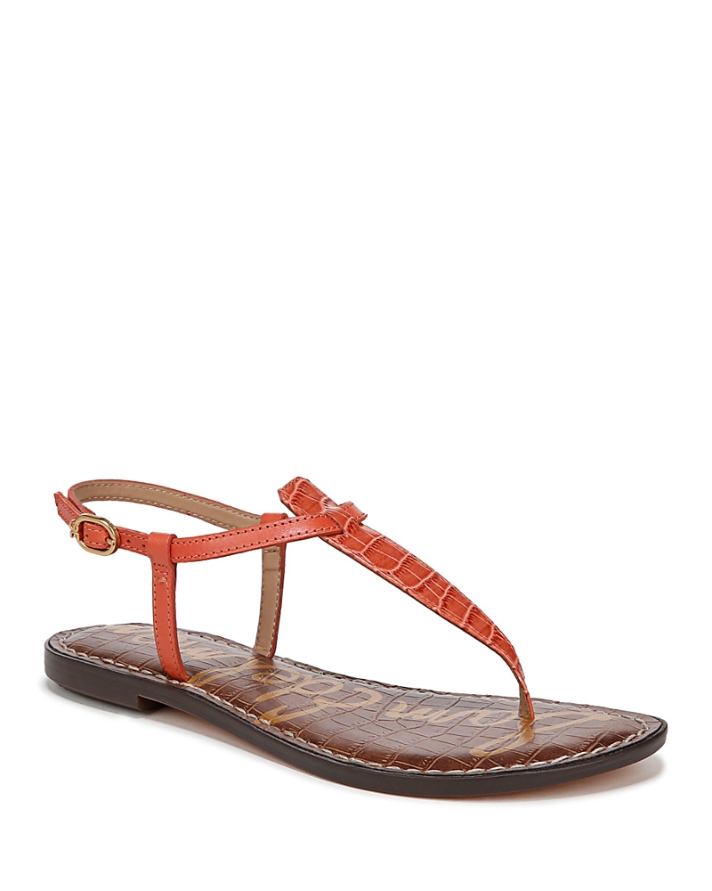 Sam Edelman Women's Gigi Thong Flat Sandals In Orange