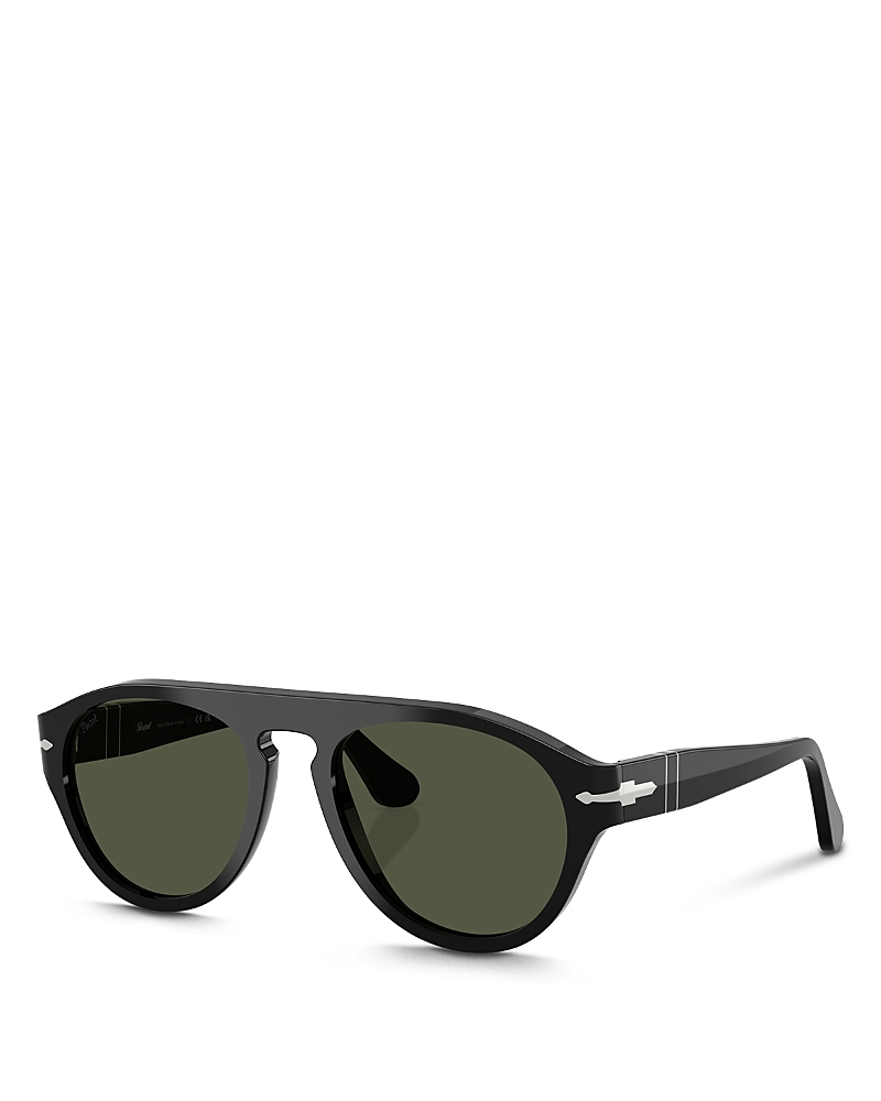 Persol Aviator Sunglasses, 56mm In Black