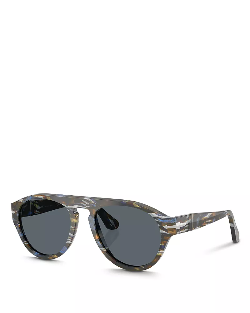 Persol Aviator Sunglasses, 56mm