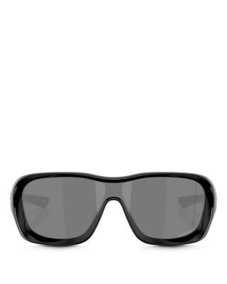De La Salle Rectangular Mask Sunglasses, 130mm