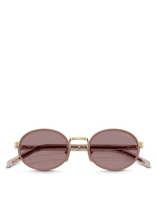 PR B56S Oval Sunglasses, 52mm