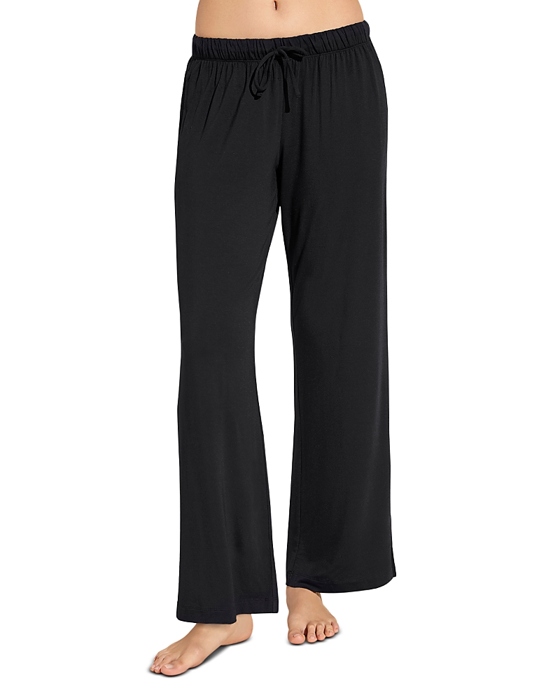 Eberjey Gisele Everyday Straight Leg Pants Black In Black