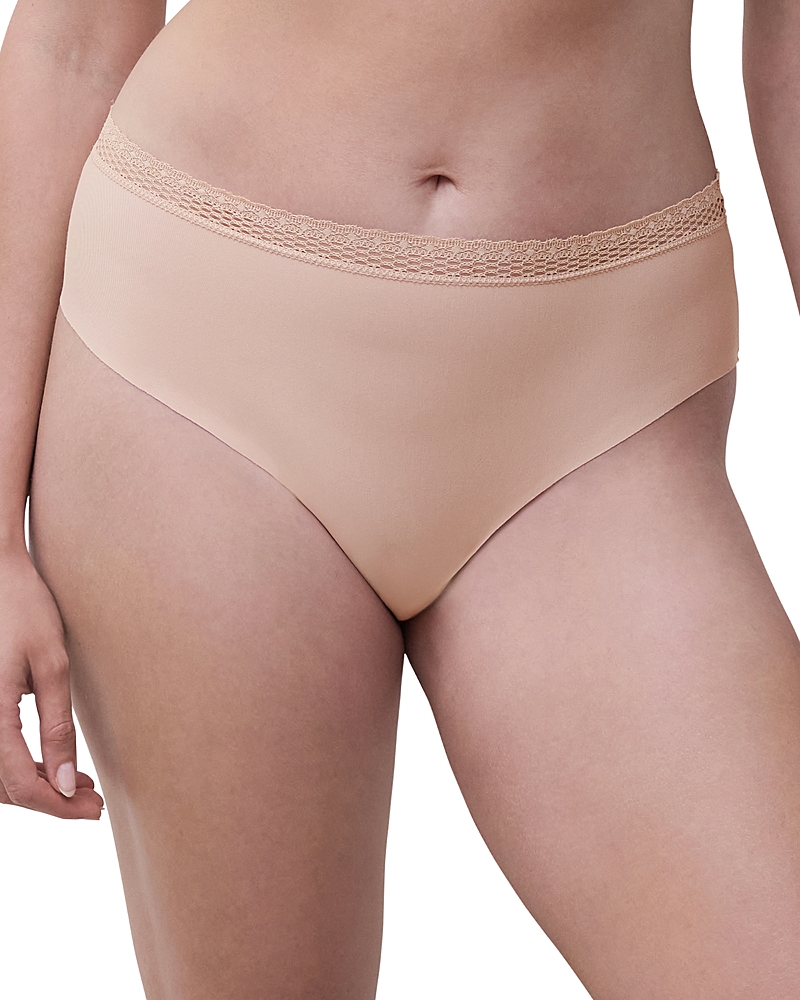 Shop Chantelle Cozy Chic Bikini In Clay Nude