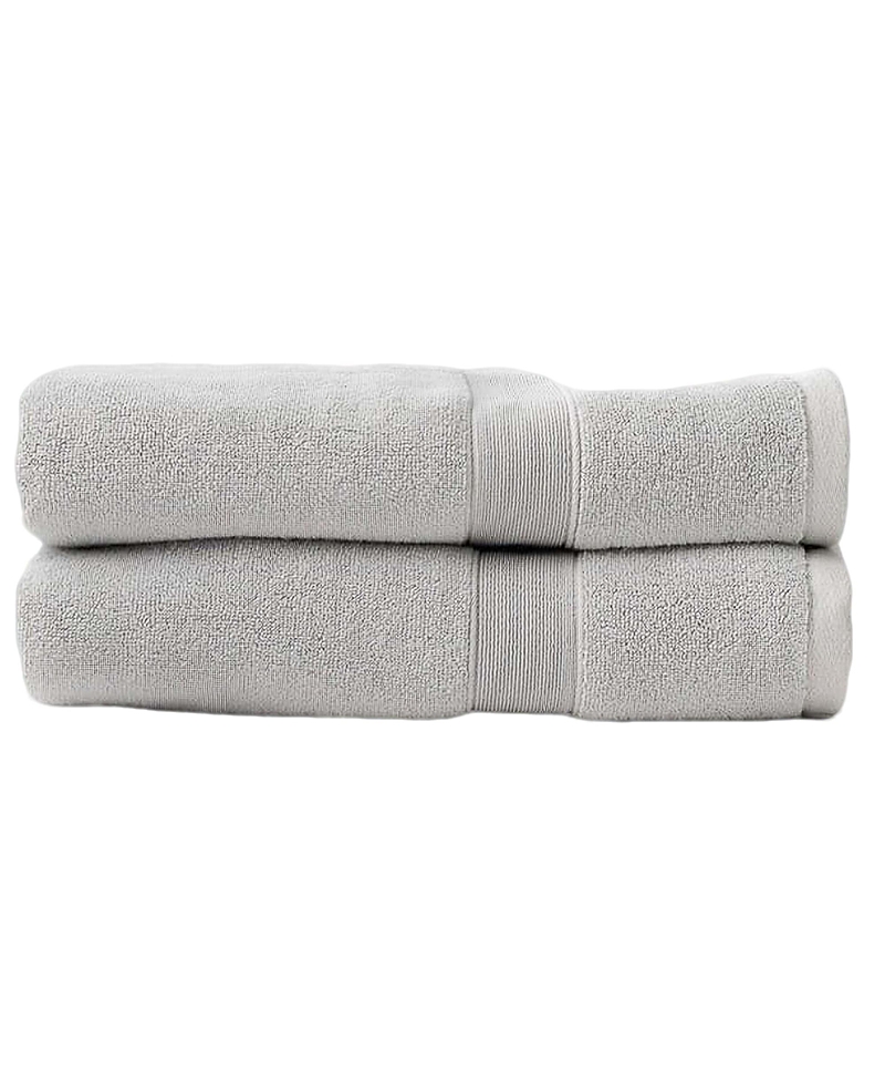 Cozy Earth Luxe Set Of 2 Bath Towels In Neutral