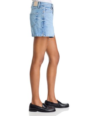 Dani High Rise Denim Shorts in Aniyah Distressed