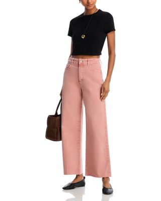 Anessa High Rise Wide Leg Jeans in Vintage Rose Tint