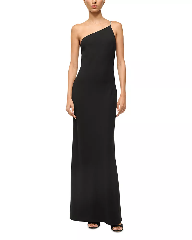 Staud Elodie One Shoulder Dress