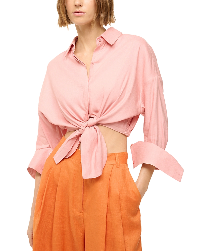 STAUD LISA TIE FRONT TOP