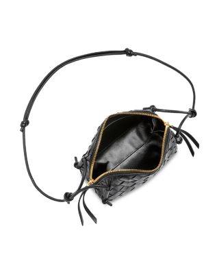 Concert Pouch Intrecciato Leather Shoulder Bag