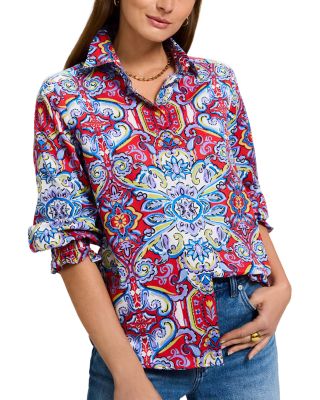 Olivia Tile Print Shirt 