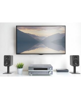  YUP4 Passive Bookshelf Speakers with 1&amp;#x22; Silk Dome Tweeter &amp; 4&amp;#x22; Kevlar Woofer - Pair