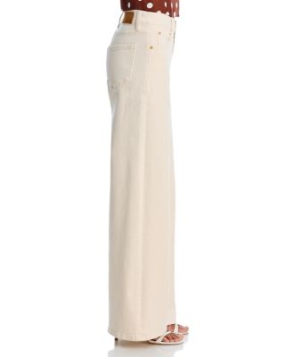 Sagit High Rise Wide Leg Jeans in Ecru
