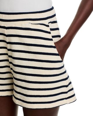 Loopback Venus Mid Rise Stripe Shorts