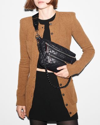 Small Quilted Nylon Crosby Sling Bag