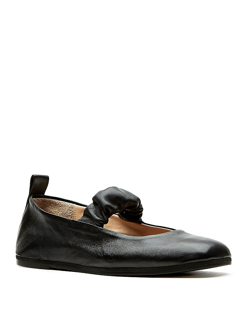 La Canadienne Women's Grey Mary Jane Flats