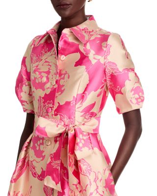 Floral Embossed Dress