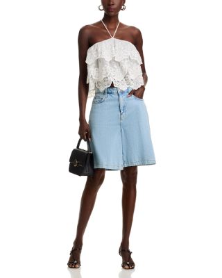 Tiered Floral Lace Top - Exclusive