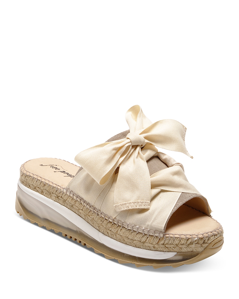 Free People Chapmin Sport Platform Sandal In Ivory