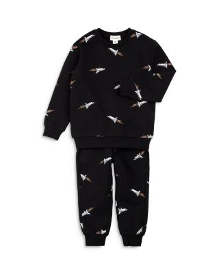 Miles The Label - Boys' Space Shuttle Sweatshirt & Sweatpants Set - Baby
