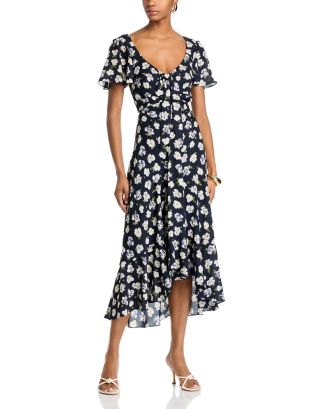 Mini Tossed Poppies Isha Dress