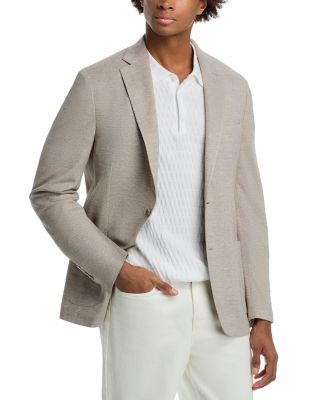 Vince - Cotton & Silk Pique Jersey Knit Slim Fit Casual Sport Coat