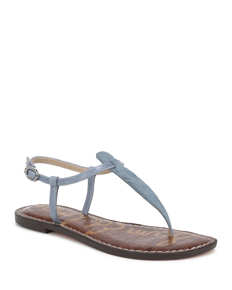 Sam Edelman Gigi Thong Sandal Blue Breeze Brahma In Blue Breeze