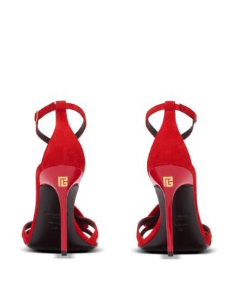 Women's Suede Lips Sandals