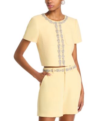 Samina Embellished Jacket & Samina Embellished Shorts