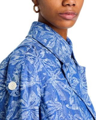 Elijah Cropped Trench Jacket