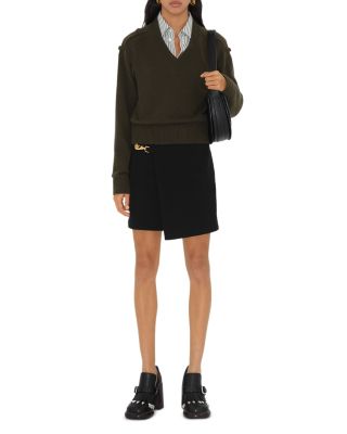 BURBERRY wool skirt