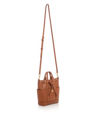 Mini Goody Leather Bucket Bag